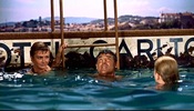 To Catch a Thief (1955)Brigitte Auber, Cary Grant, Grace Kelly, Hotel Carlton, Cannes, France and water
